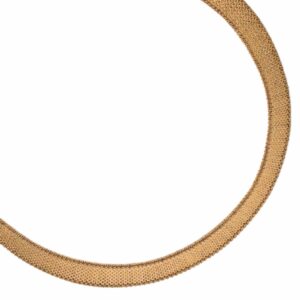 Collier polonais plat 2 tons sans décor