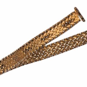 Bracelet polonais réversible liseré brillant