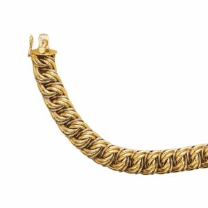 Bracelet maille américaine claire plus fil