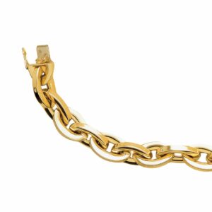 Collier ou bracelet maille ogive fil triangle