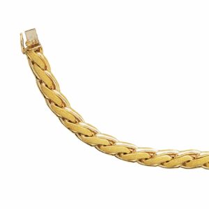 Collier ou bracelet maille S mat et brillant