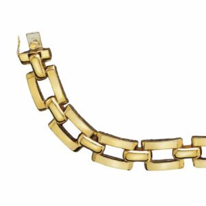 Collier ou bracelet maille rectangle