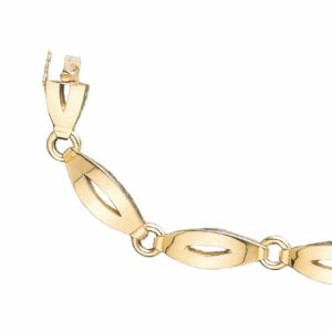 Collier ou bracelet maille cyclope avec maille ronde