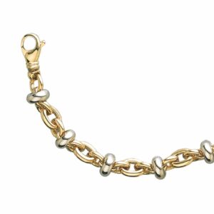 Collier ou bracelet maille roulette