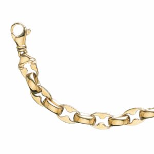 Collier ou bracelet maille clepsydre