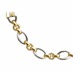 Collier ou bracelet maille boucle