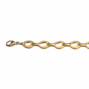 Bracelet maille massive croissant