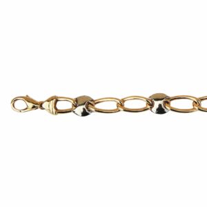 Collier ou bracelet maille cheval fantaisie