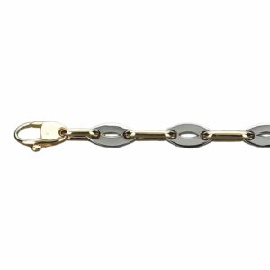 Collier ou bracelet maille navette et ovale