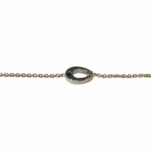 Bracelet chaînette et motif goutte d'eau 1