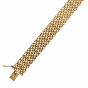 Bracelet polonais plat tout brillant