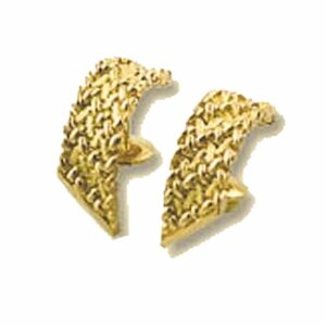 Boucles d'oreille polonaises demi-créoles