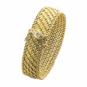 Bracelet polonais fermoir barrette vague