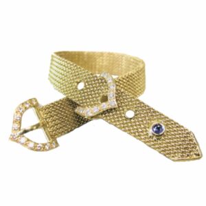 Bracelet ceinture saphir cabochon